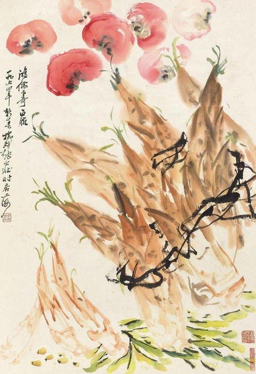 写意画吃瓜,一瓜解千愁