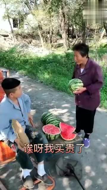 村头老太太吃瓜,村头老太太的瓜田奇遇记